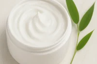 Face exfoliant base and a bamboo stem