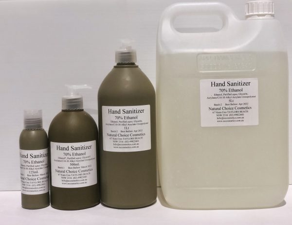 Hand Sanitiser - 70% Ethanol