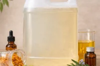 Natural liquid soap base made from safflower and olive oils for custom soap formulation